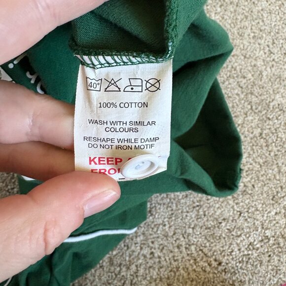 Ireland Rugby Sweater Baby Green Jersey 6-12 months - Picture 9 of 9